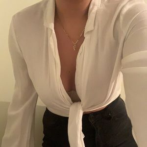 Crop top loose sleeve